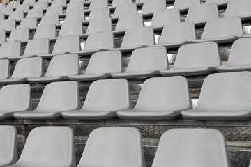 Fototapeta premium empty stadium seats