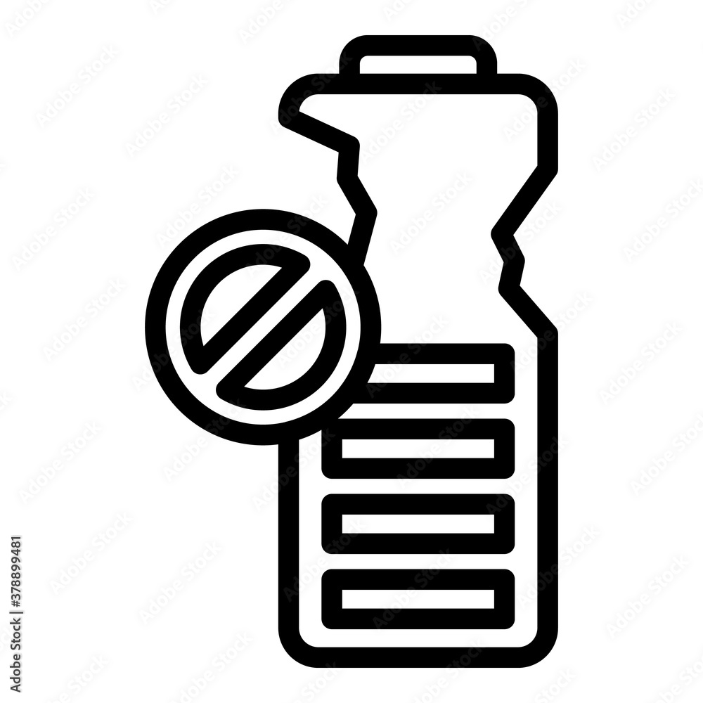Poster half poor battery icon. outline half poor battery vector icon for web design isolated on white backg