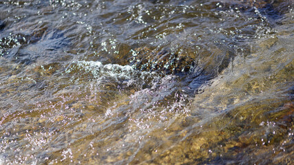 River Water flowing / Hokkaido, Japan
