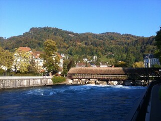 view of lake from villa