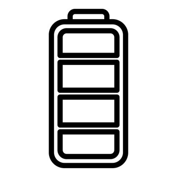 recommend clip art: Full charge battery icon. Outline full charge battery vector icon for web design isolated on white background