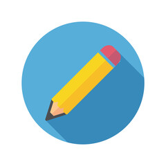 Pencil Icon Design Vector Template Illustration