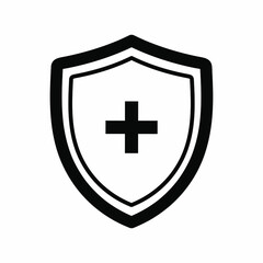 Obraz premium Vector shield icon. Security vector icon. Protection icon. Shield vector icon. Safety system.