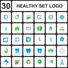 A Set Of Health Vector , A Set Of Medical Logo