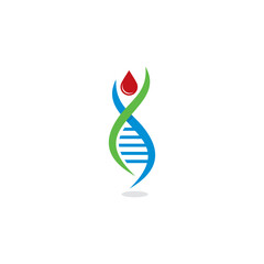 Abstract Dna Vector , Health Logo
