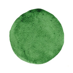 Abstract foerest green brush stroke circle shape background banner.