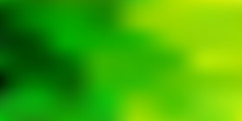 Fototapeta na wymiar Light green vector abstract blur layout.