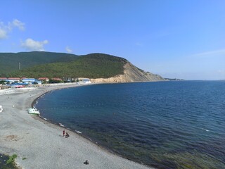 view of the coast of the region sea