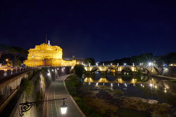 Fototapeta na wymiar Rome: Castel St. Angelo 