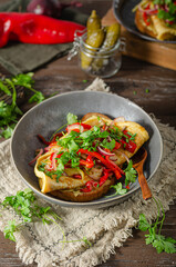 Egg fry with vegetables