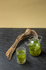 ミントティー　North African style mint tea set