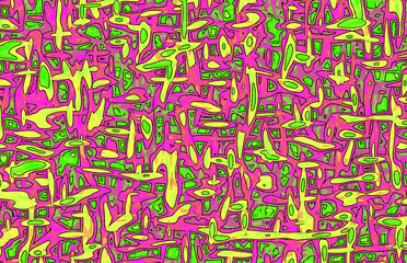  multi colored line illustration abstract art 