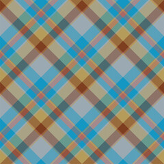 Tartan scotland seamless plaid pattern vector. Retro background fabric. Vintage check color square geometric texture.