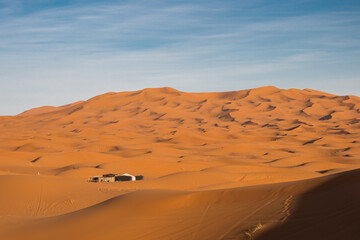 Fototapeta na wymiar Erg Chebbi in Sahara