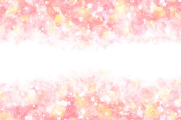 Obraz premium ピンク 正月 空 抽象 水彩 背景