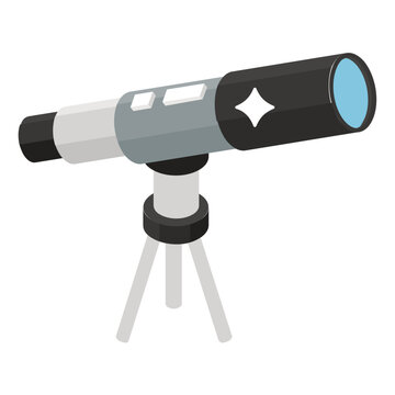 
Telescope field glasses vector design
