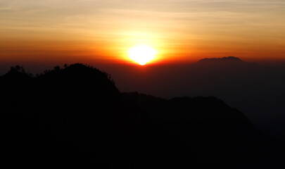 Sunrise over Bromo-Tengger-Semeru NP, Java, Indonesia