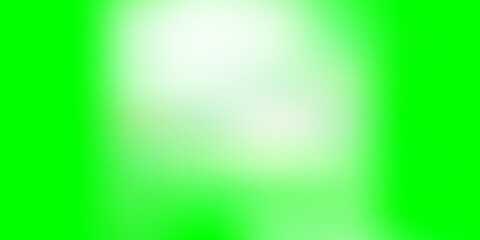 Light green vector blurred pattern.