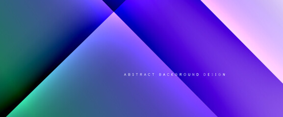 Fototapeta premium Fluid gradients with dynamic diagonal lines abstract background. Bright colors with dynamic light and shadow effects. Vector wallpaper or poster
