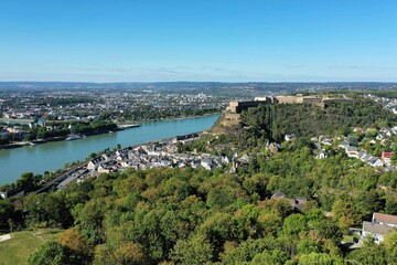 view of the city of the city of island
