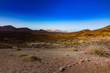 Zonas Volcánicas del Parque Timanfaya de Lanzarote