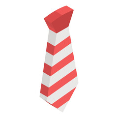 
Long piece of cloth worn around the neck, icon of necktie 
