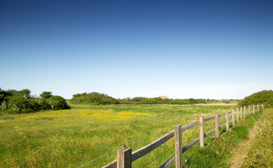 landscape image of Battlesbridge in essex england