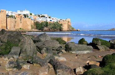 Fototapeta na wymiar Fortified medina in Rabat, Morocco
