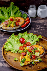 Stir fried Salmon with Black Pepper