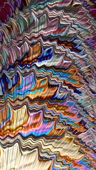 Artistic and imaginative digitally designed abstract 3D fractal background