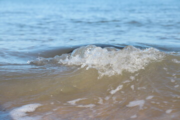 waves on the beach