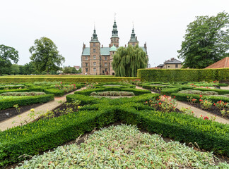 Schloß Rosenborg, Kopenhagen  vom Rosengarten aus
