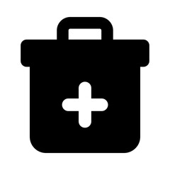 
Medical box icon design, healthcare kit concept 

