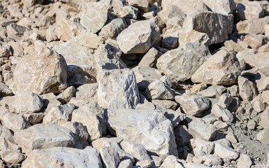 Stones in the mountains as an abstract background.