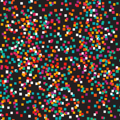 Seamless geometric pattern with geometric shapes