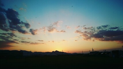 sunset in the Countryside