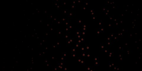 Dark Red vector pattern with abstract stars. Blur decorative design in simple style with stars. Design for your business promotion.