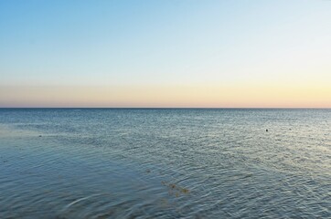 The colours of the sunset