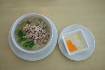 rice pudding with cinnamon