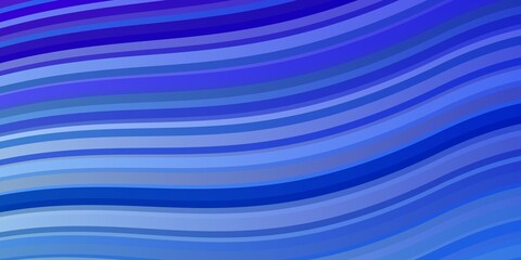 Light Pink, Blue vector texture with curves. Bright illustration with gradient circular arcs. Pattern for busines booklets, leaflets