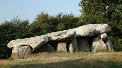 Dolmen de Kerbourg dans La Brière vers Guérande