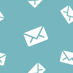 Email message seamless pattern on navy background mail document letter correspondence