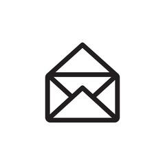 Envelope Email Open Letter Icon On White Background