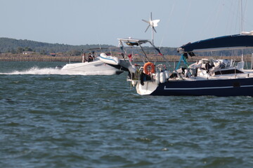 Obraz premium boats on the water