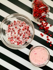 caviar on a wooden board