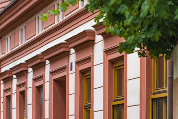 Fassade eines Bürgerhauses in Traismauer