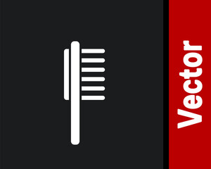 White Pets vial medical icon isolated on black background. Prescription medicine for animal. Vector.