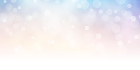 Light Blue, Red vector background with circles. Illustration with set of shining colorful abstract spheres. Pattern for wallpapers, curtains.