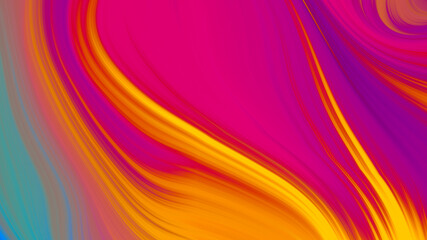 Abstract pink yellow and red gradient wave  background. Neon light curved lines and geometric shape with colorful graphic design.