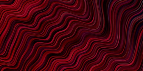 Light Pink, Red vector texture with circular arc. Colorful abstract illustration with gradient curves. Pattern for business booklets, leaflets